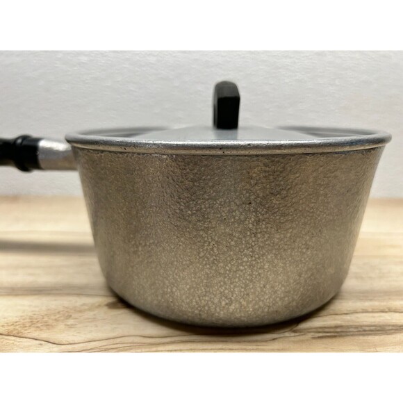 Vtg Weare Ever Hammercraft Solid Aluminum Cookware 1.5L Sauce Pan With Lid - Picture 10 of 13